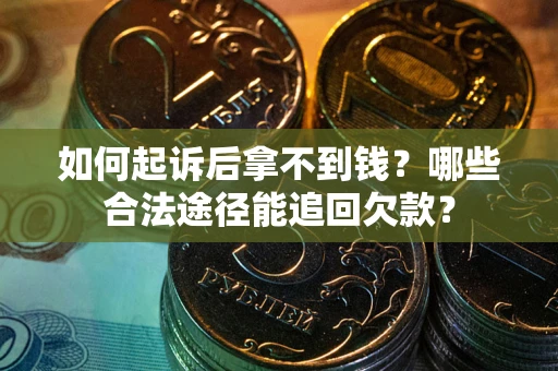 武汉如何起诉后拿不到钱？哪些合法途径能追回欠款？