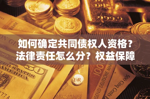武汉如何确定共同债权人资格？法律责任怎么分？权益保障技巧揭秘！