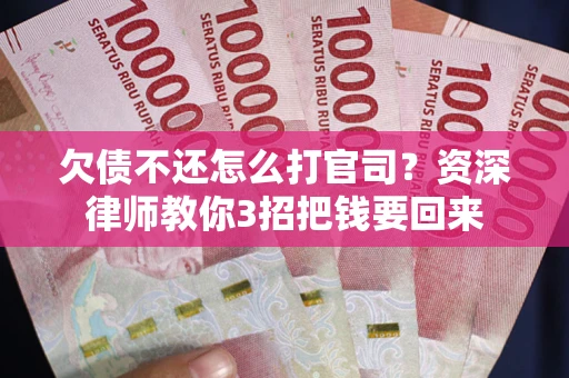 武汉欠债不还怎么打官司？资深律师教你3招把钱要回来