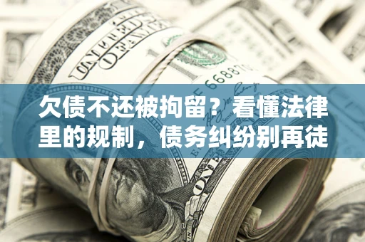 武汉欠债不还被拘留？看懂法律里的规制，债务纠纷别再徒劳奔波