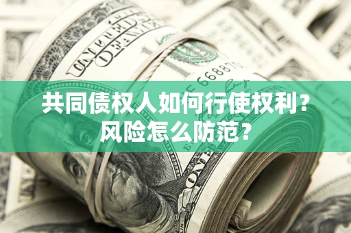 武汉共同债权人如何行使权利？风险怎么防范？