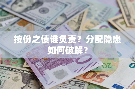 武汉按份之债谁负责？分配隐患如何破解？