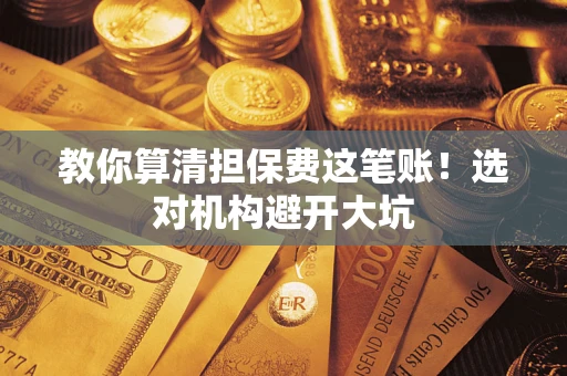武汉教你算清担保费这笔账！选对机构避开大坑
