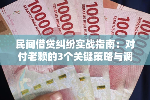 武汉民间借贷纠纷实战指南：对付老赖的3个关键策略与调解盲区解析