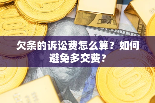 武汉欠条的诉讼费怎么算？如何避免多交费？