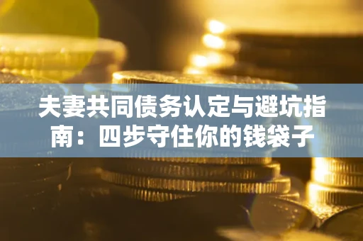 武汉夫妻共同债务认定与避坑指南：四步守住你的钱袋子