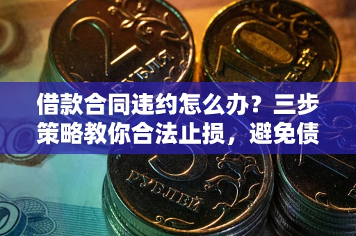武汉借款合同违约怎么办？三步策略教你合法止损，避免债务危机升级