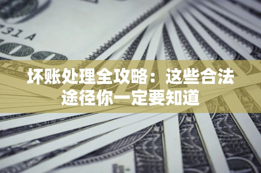 武汉坏账处理全攻略：这些合法途径你一定要知道