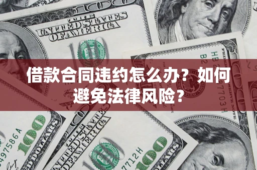 武汉借款合同违约怎么办？如何避免法律风险？