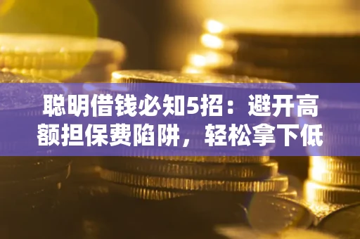 武汉聪明借钱必知5招：避开高额担保费陷阱，轻松拿下低息贷款