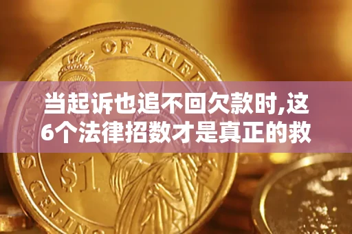 武汉当起诉也追不回欠款时,这6个法律招数才是真正的救命稻草